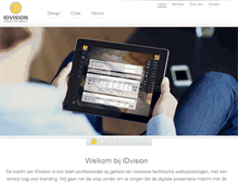 Tablet Screenshot of idvision.nl